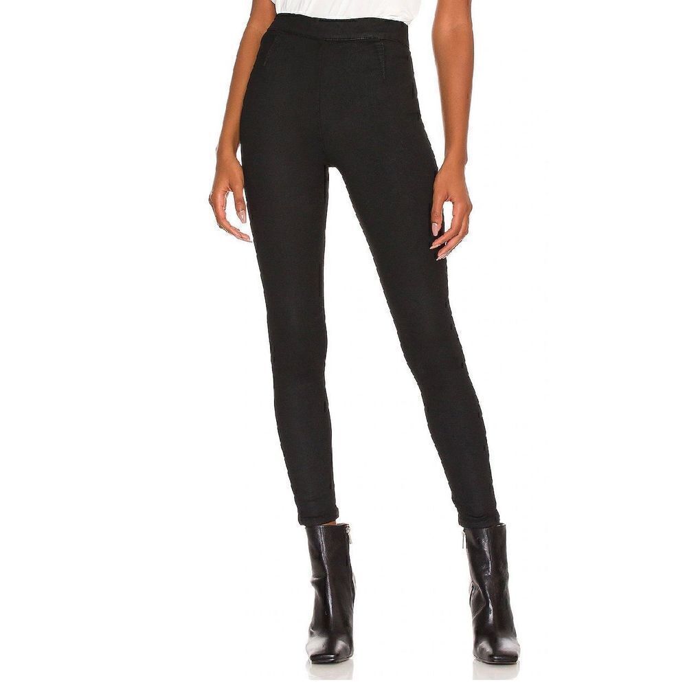 Lovers + Friends Jesse High-rise Skinny Jeans Black Stretch size 24 NWOT (7-22)